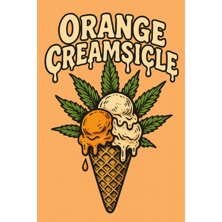 Orange Creamsicle THCa Flower (Living Soil Exotic)