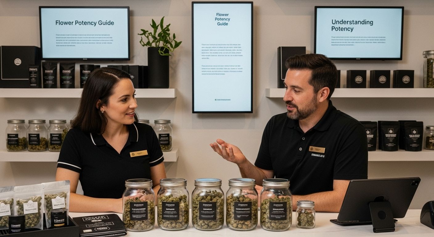 cannabis flower potency guide image