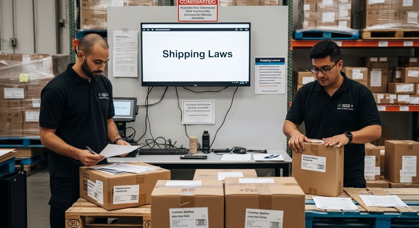 cannabis shipping laws warehouse