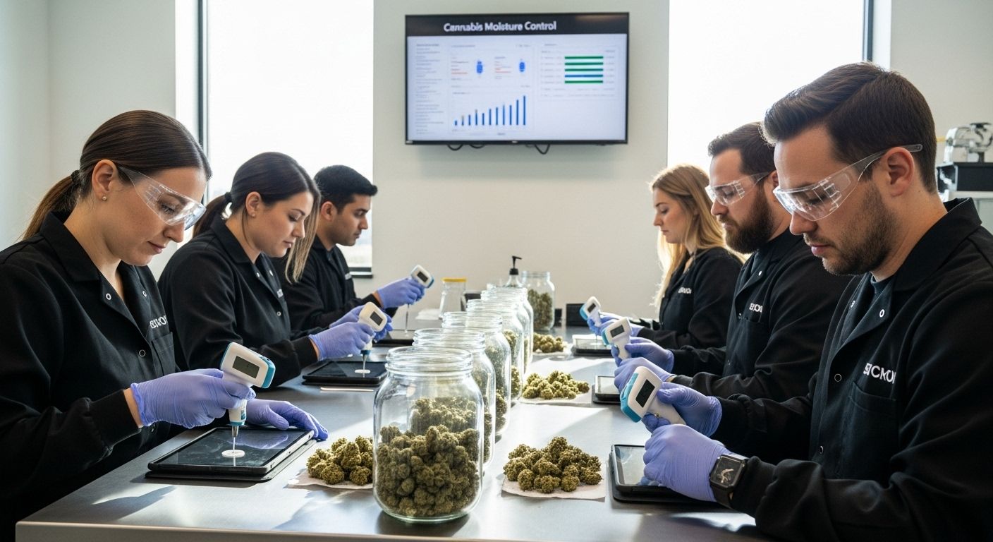 cannabis moisture control, laboratory