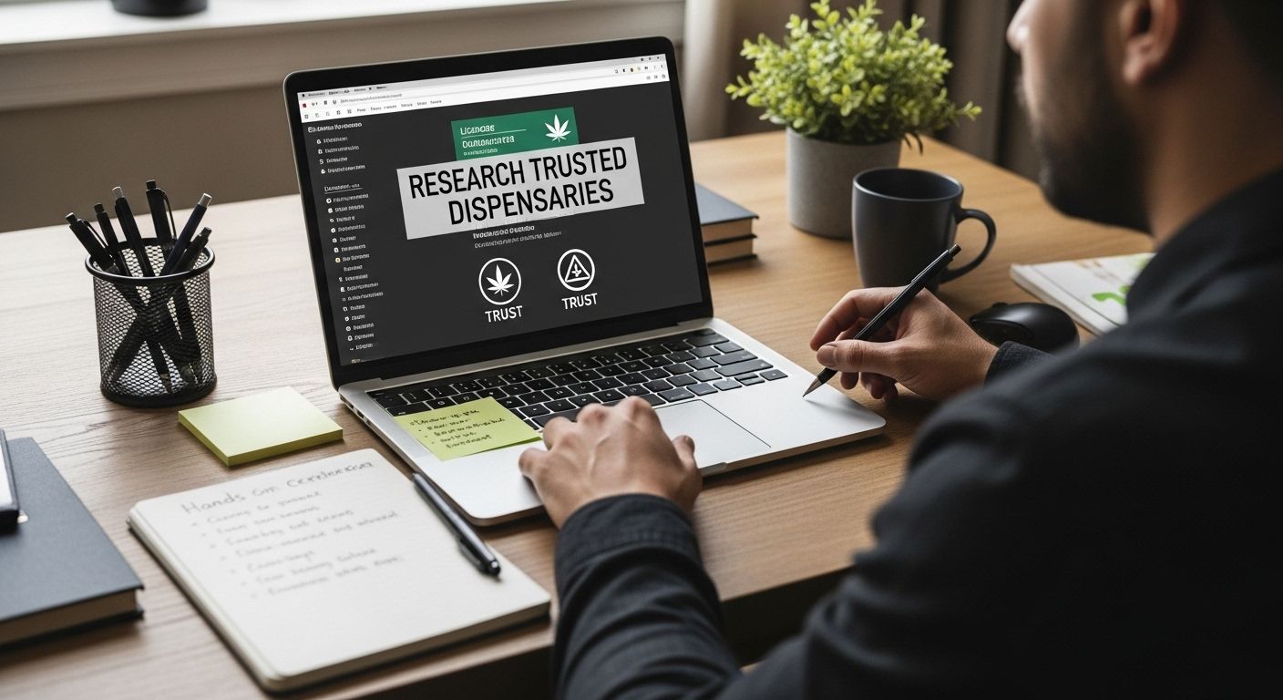 safe cannabis buying online image