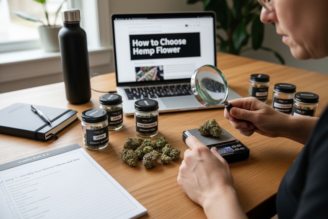 choose hemp flower, instructional