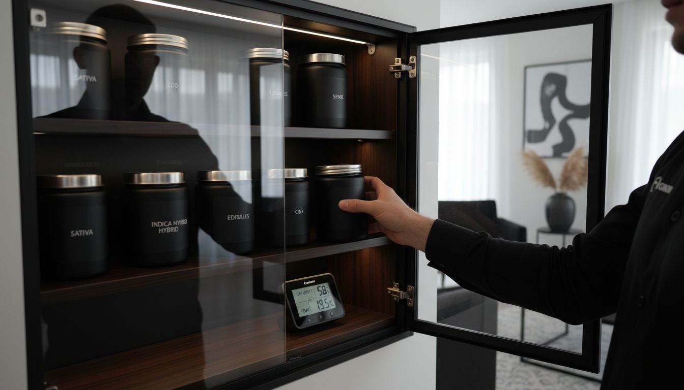 cannabis storage area