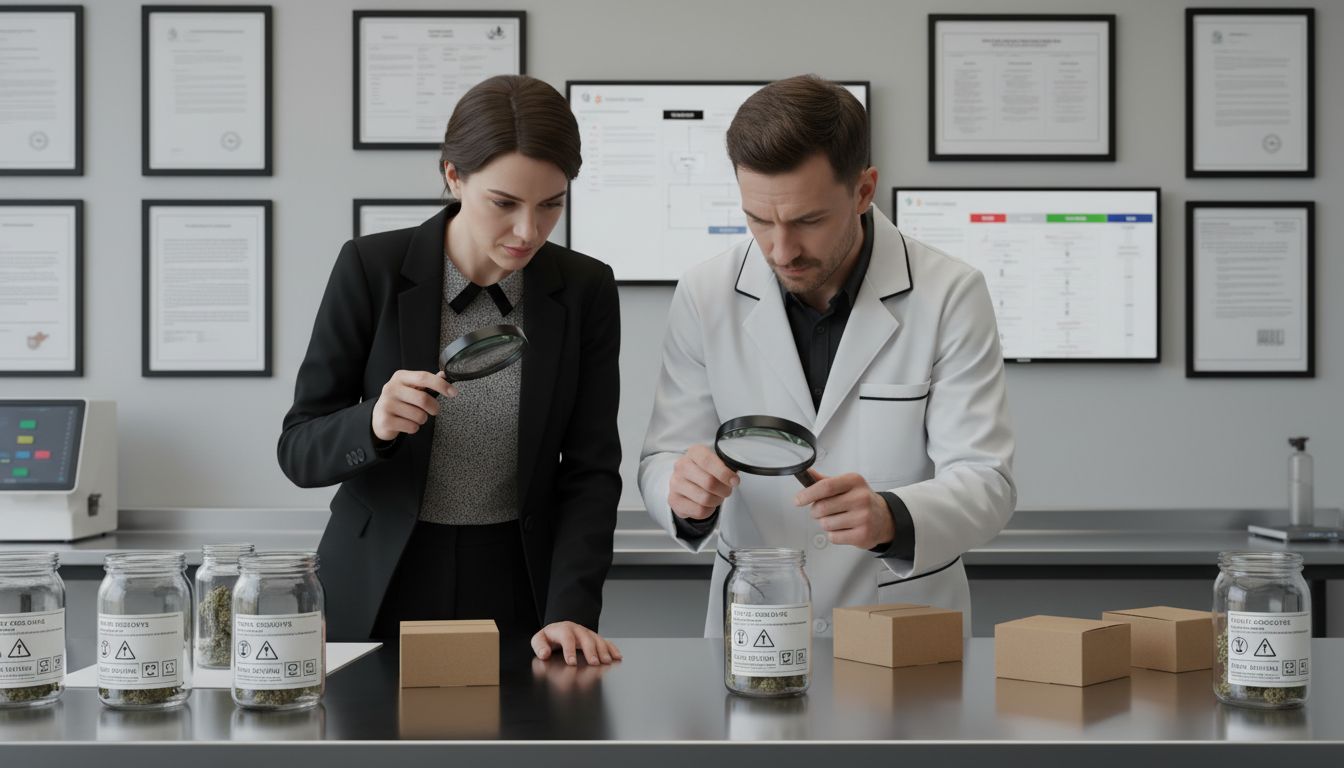 cannabis labeling inspection