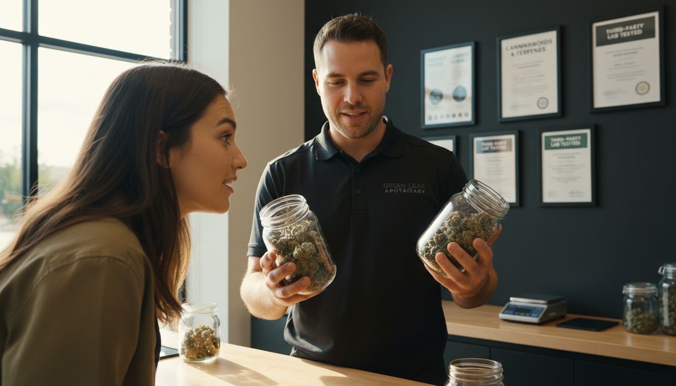 cannabis dispensary scene