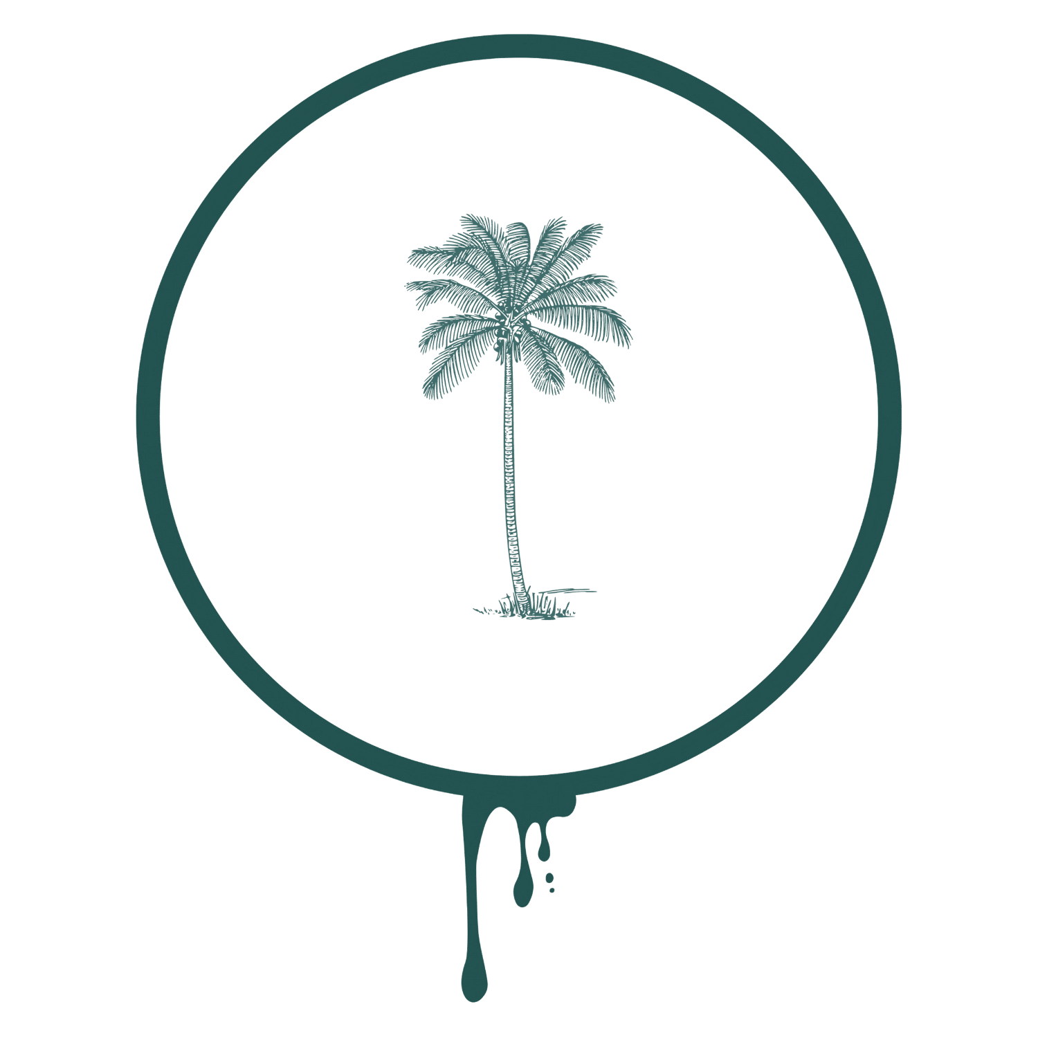 5" x 5" Drip Logo Sticker