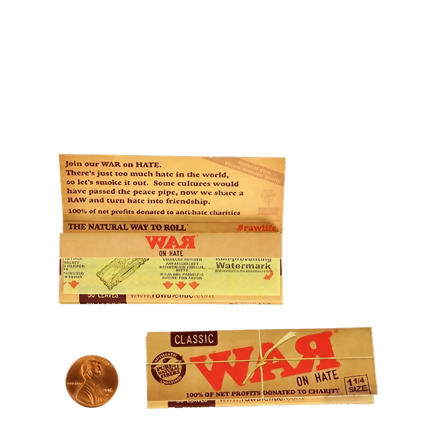 RAW Organic Hemp Rolling Papers - 1 1/4 Size